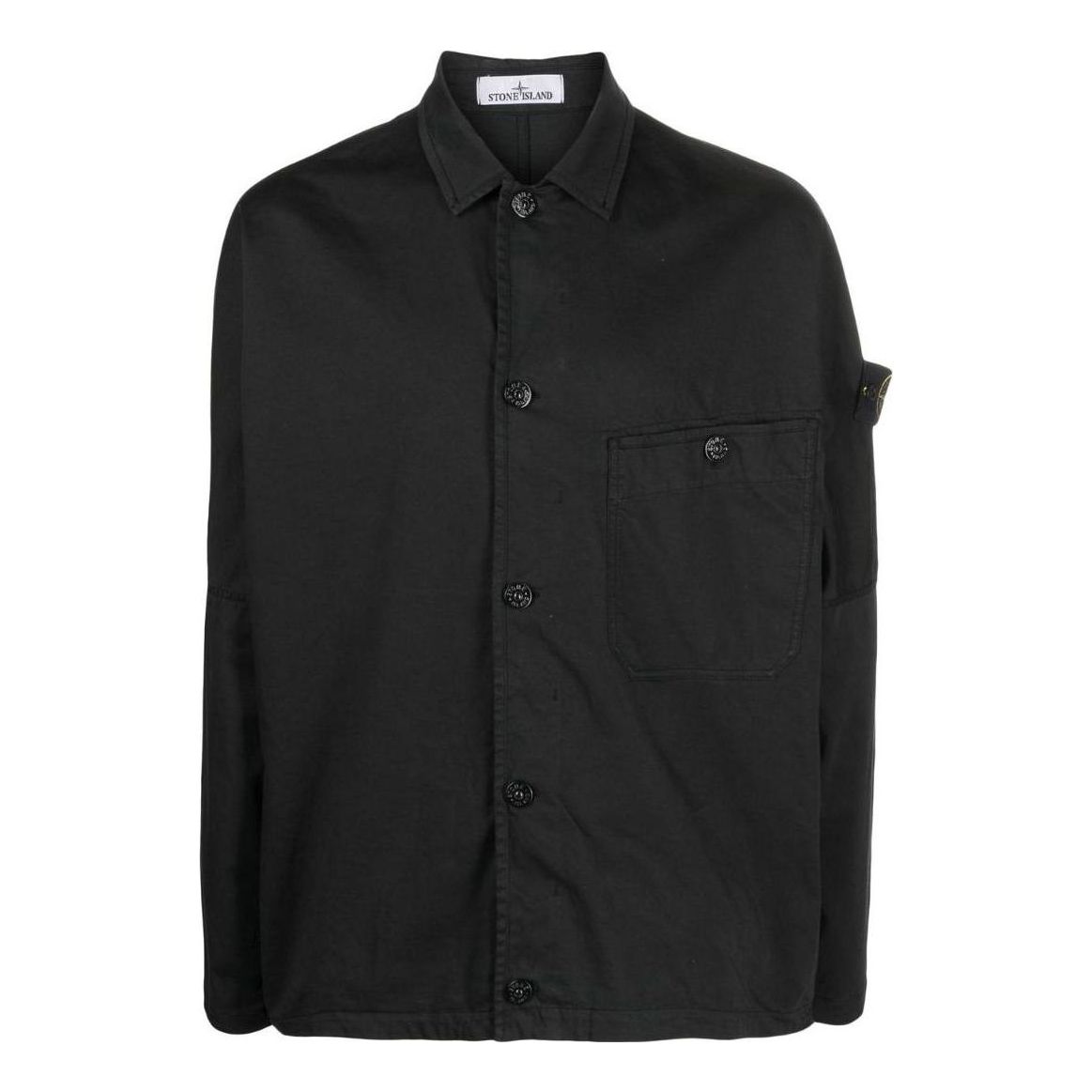 STONE ISLAND Overshirt 'Black' 771511014-V0029