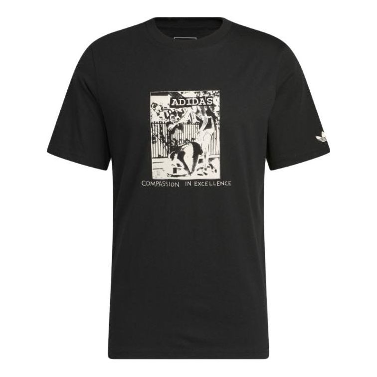 adidas originals Dill Compassion T-shirt 'Black' HS3039