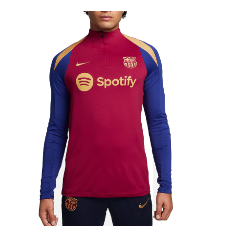 Nike FC Barcelona Strike Dri-FIT Football Drill Top 'Red Deep Royal Blue' FJ5531-621