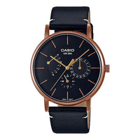CASIO Sports Quartz Waterproof Mens Black Analog MTP-E320RL-1EVDF