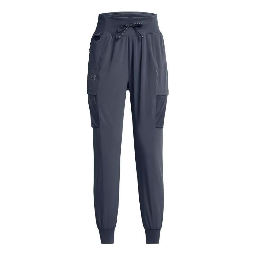 (WMNS) Under Armour Launch Trail Pants 'Teal' 1383359-044