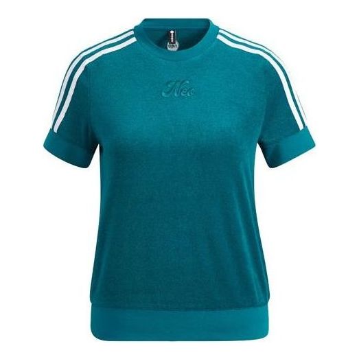 (WMNS) adidas Neo APR T-Shirts 'Teal' HF7336