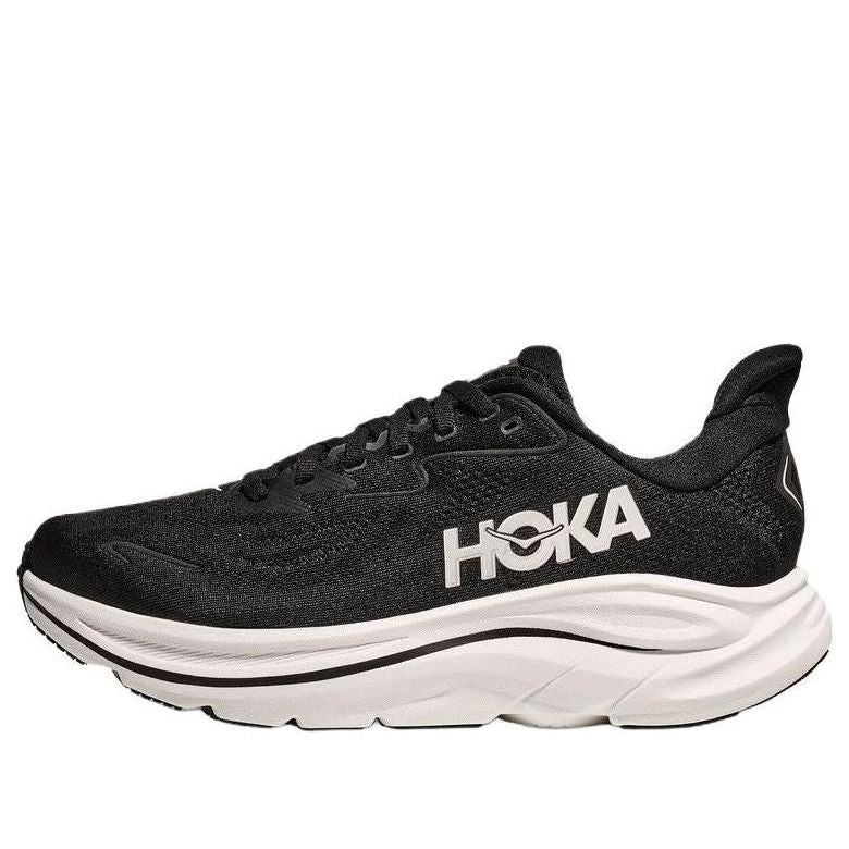 (WMNS) HOKA ONE ONE Clifton 10 Wide 'Black White' 1162050-BBLC