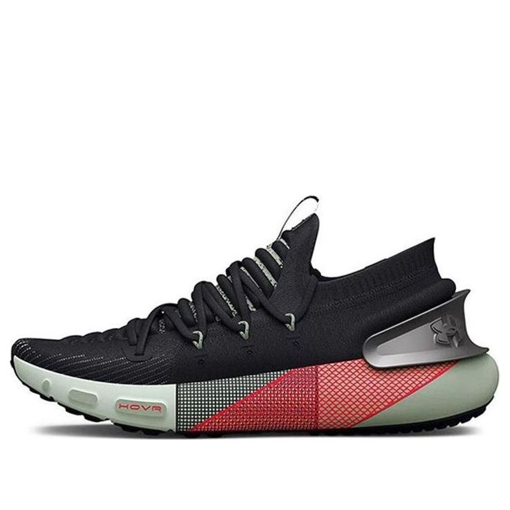 (WMNS) Under Armour HOVR Phantom 3 'Metallic - Black Green Red' 3025521-001