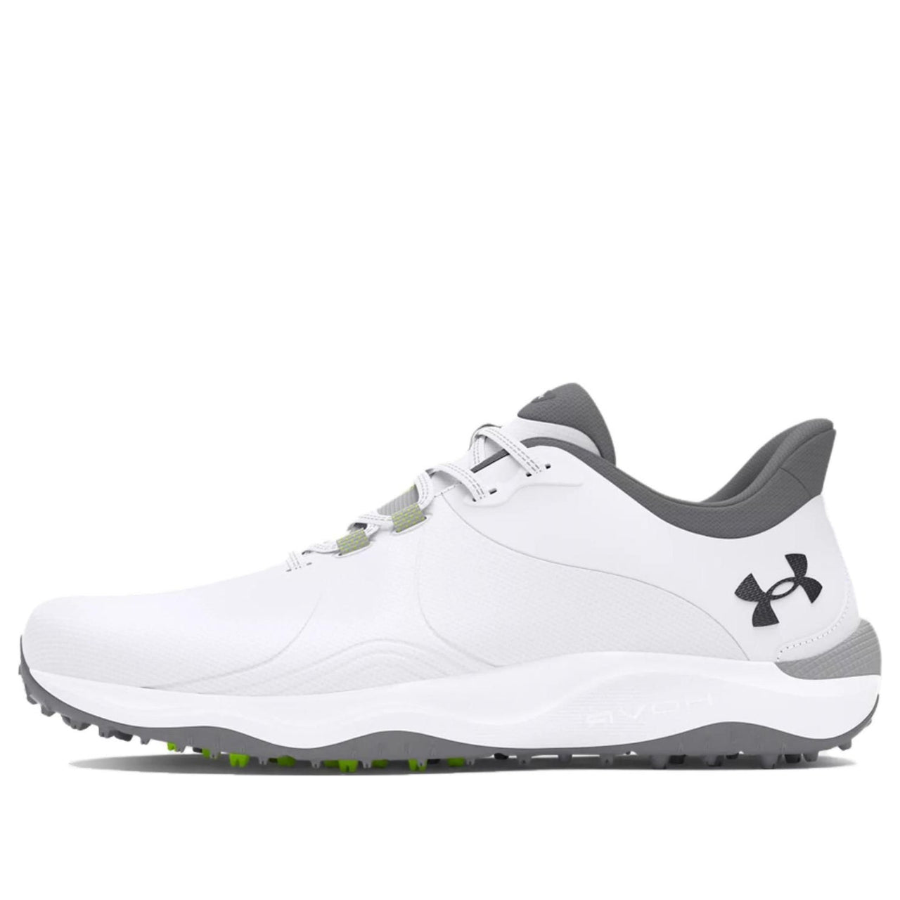 Under Armour Drive Pro Spikeless Golf Wide 'White Metallic Gun Metal' 3026921-100