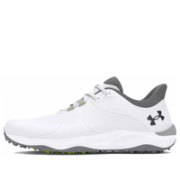 Under Armour Drive Pro Spikeless Golf Wide 'White Metallic Gun Metal' 3026921-100