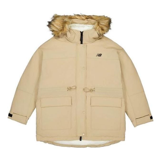 (WMNS) New Balance Warm Mid-Down Jacket 'Beige' AWJ33325-INC