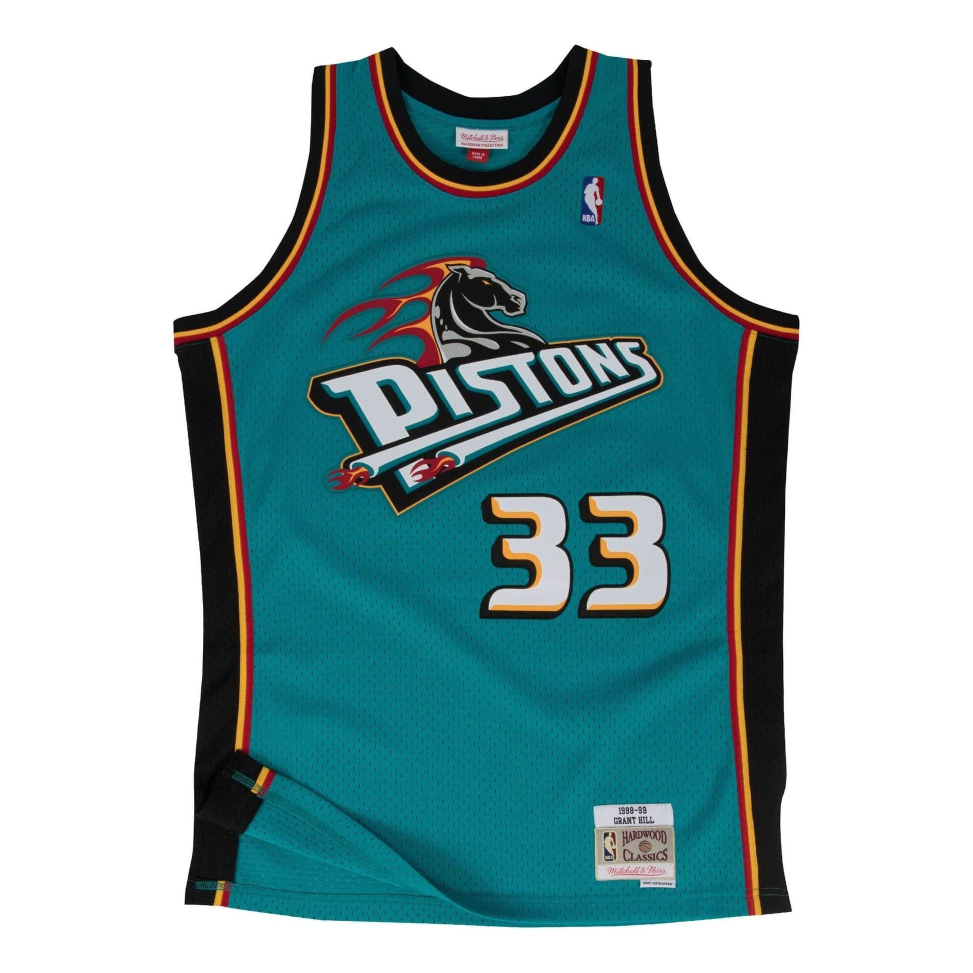Mitchell & Ness x NBA Detroit Pistons 1998-99 Road Swingman Jersey 'Grant Hill 33' SMJYGS18164-DPITEAL98GHI
