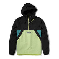 Timberland Pullover Windbreaker Jacket 'Black Green' A2BUU-BN1