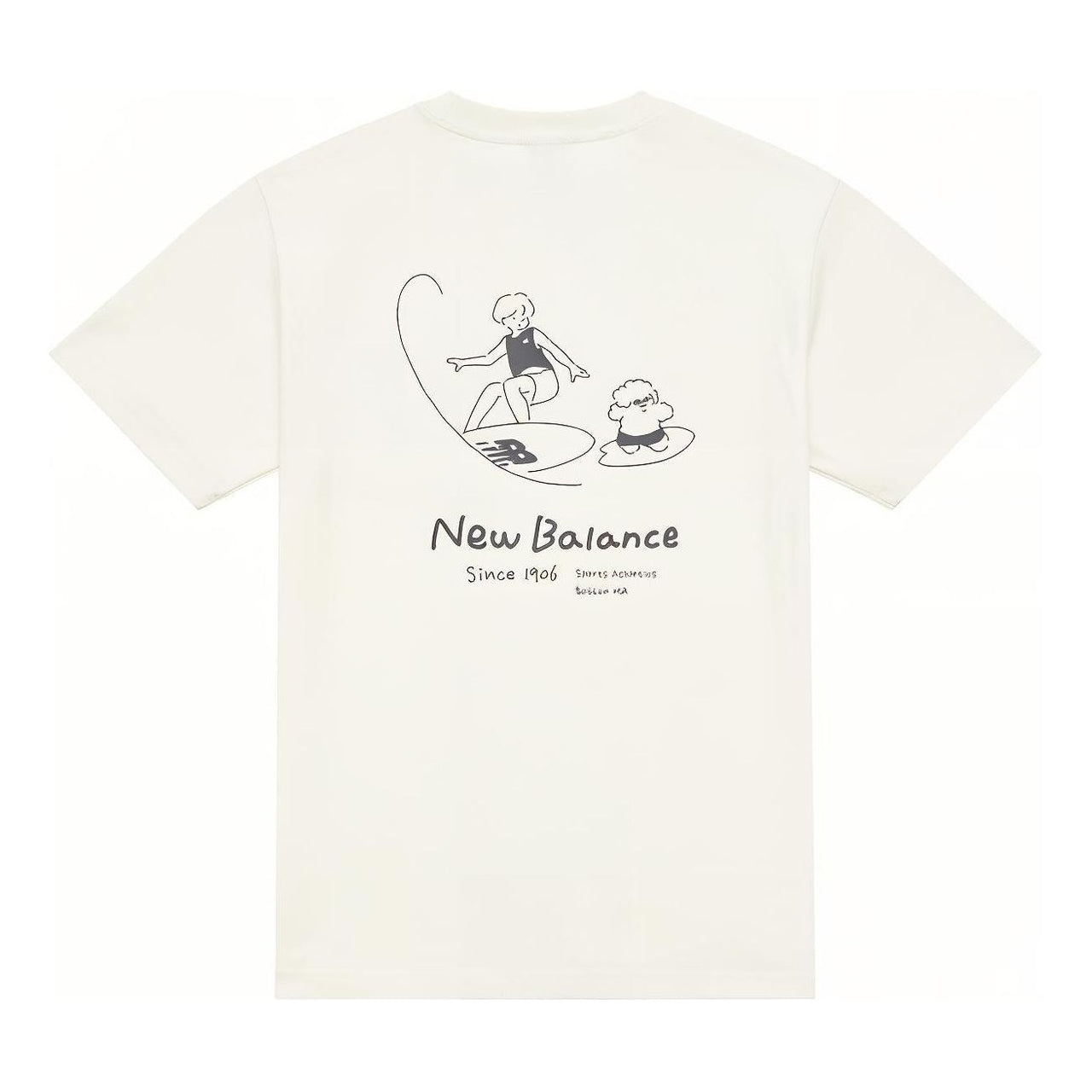 New Balance x Tombonia Graphic T-shirt Lifestyle 'White' AMT42336-CIC