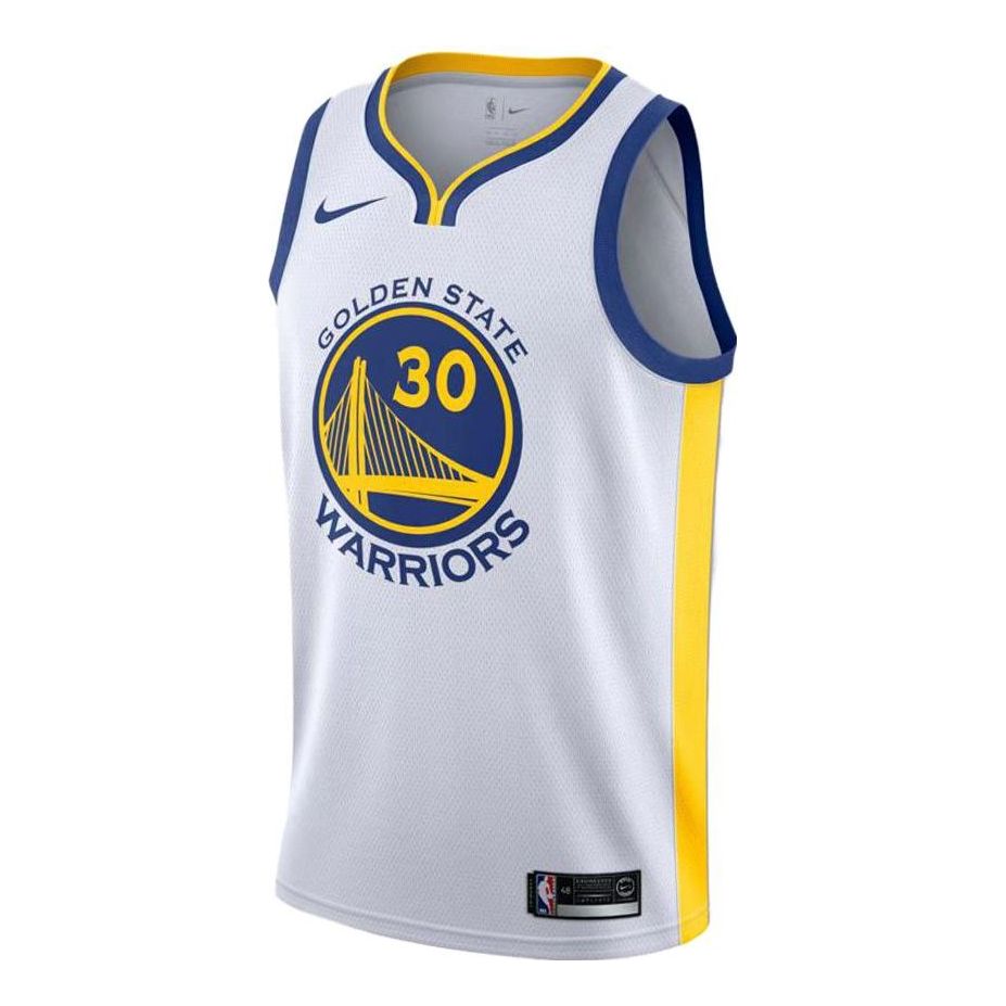 Nike Golden State Warriors Stephen Curry SW 'White Yellow Blue' 864417-100