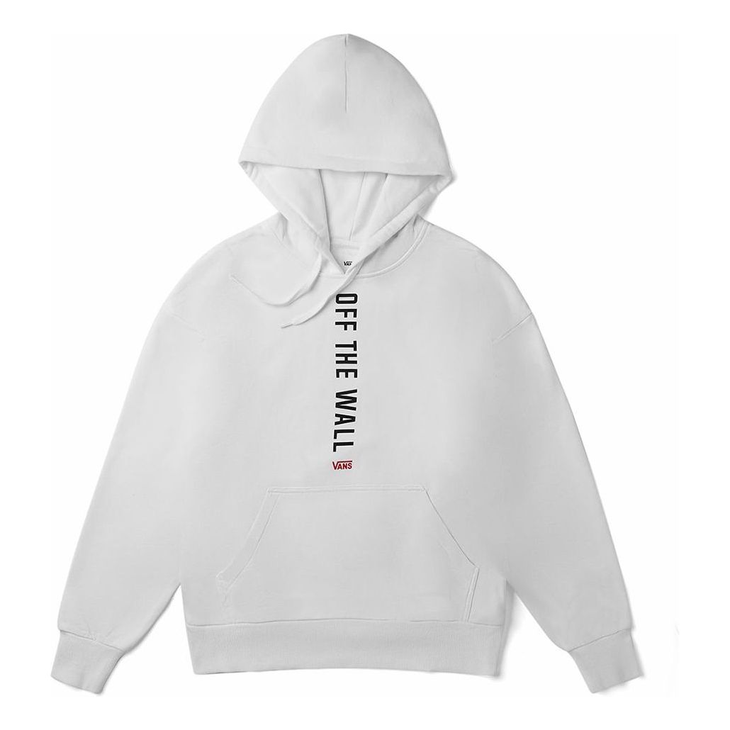 (WMNS) Vans Alphabet Printing Logo Hoodie White VN0A3ZPOWHT
