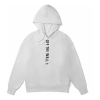 (WMNS) Vans Alphabet Printing Logo Hoodie White VN0A3ZPOWHT