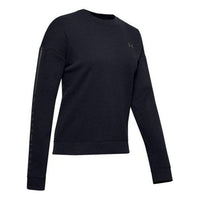 (WMNS) Under Armour Fleece Sweatshirt Black 1346402-001