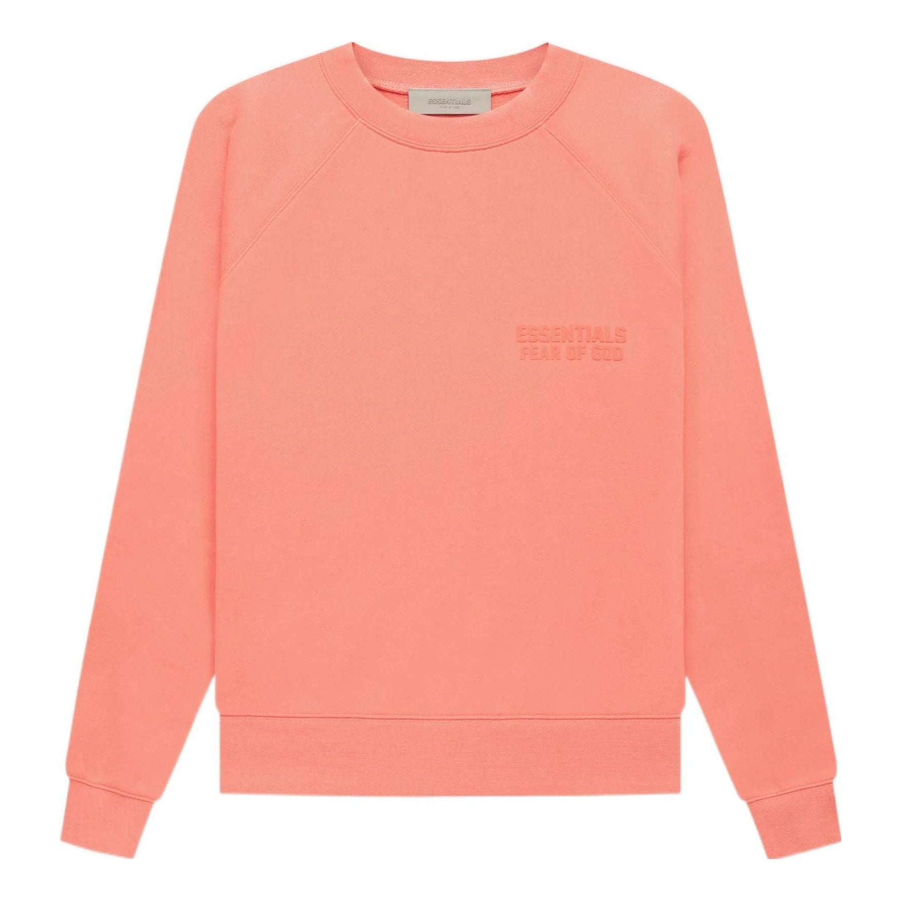 Fear of God Essentials FW22 Crewneck 'Coral' FOG-FW22-259