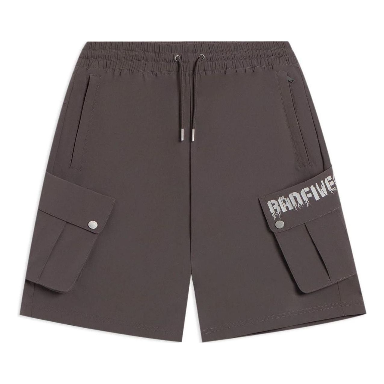 Li-Ning BadFive Graphic Pocket Shorts 'Taupe' AKSS603-3