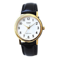 Men's CASIO Quartz Watch Cortex Strap White Dial Waterproof mtp-1095q-7b Mens MTP-1095Q-7B