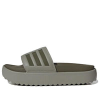 (WMNS) adidas Adilette Platform Slide 'Pebble Olive Strata' HQ6180
