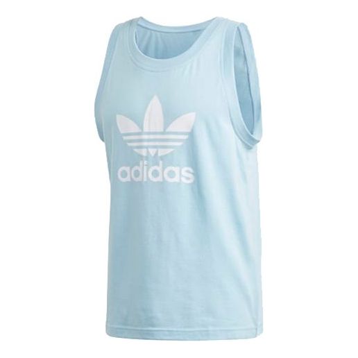 adidas originals Trefoil Logo Sleeveless Sports Vest Blue FM9944