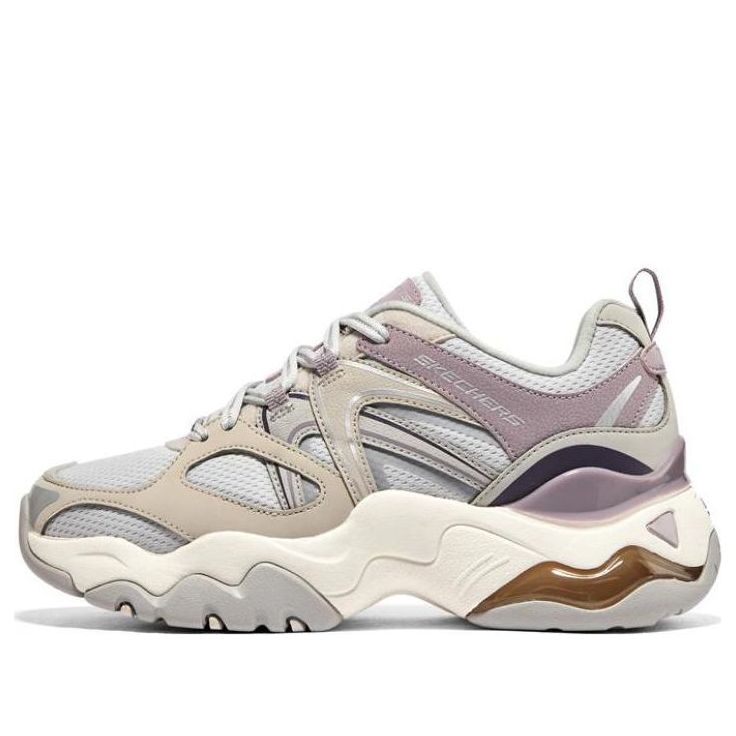 Skechers DLites 3.0 Air Sneakers 'Grey Purple Beige' 896150-GYPR