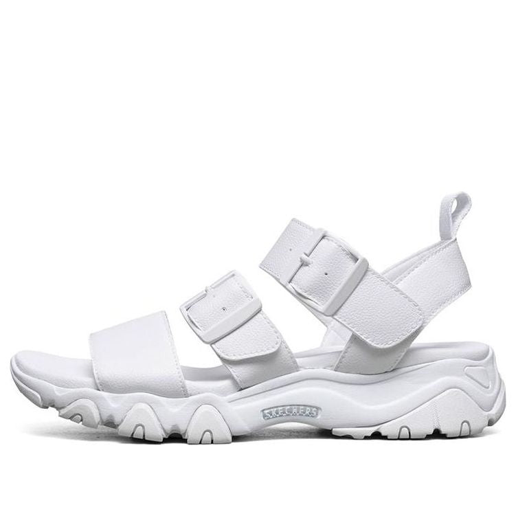(WMNS) Skechers D lites 2.0 Sandal White 32998-WHT