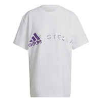 (WMNS) adidas by Stella McCartney Logo T-Shirt  'White' HI0901