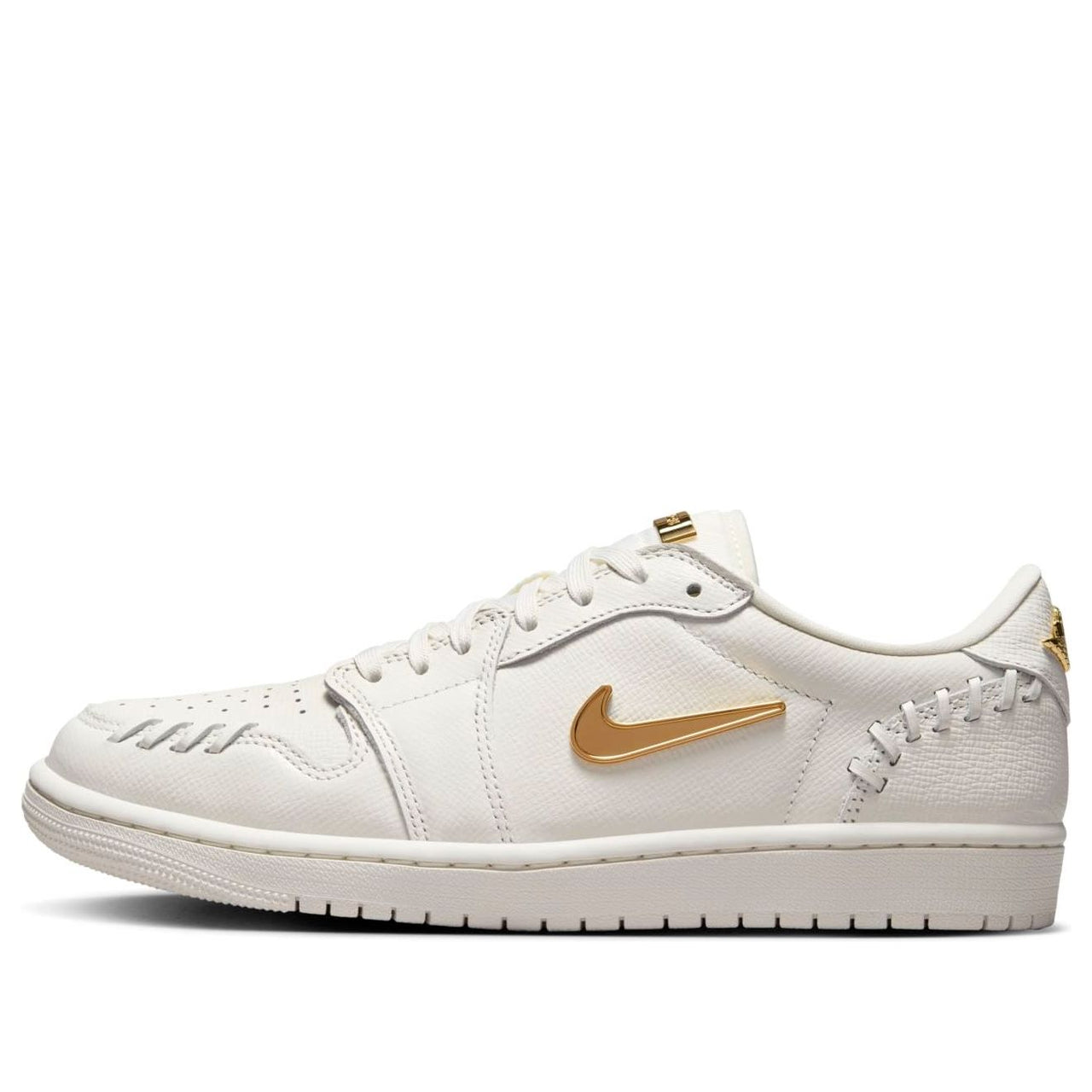 (WMNS) Air Jordan 1 Low Method of Make 'Sail Metallic Gold' FN5032-100