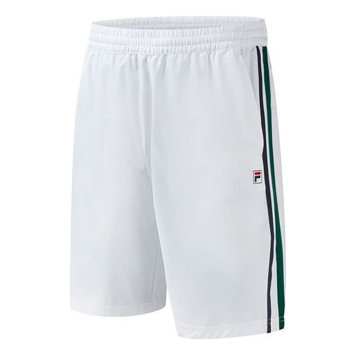 FILA Side Tennis Breathable Woven Five Pants For Men White A11M113361F-WT
