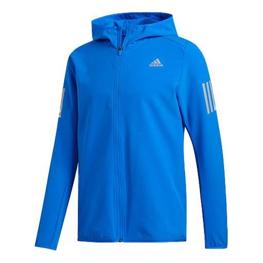 adidas OWN THE RUN JKT Running Sports Jacket Blue FR0801