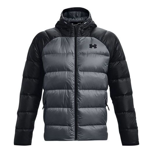 Under Armour Down Puffer Jacket 'Black Grey' 1364903-001