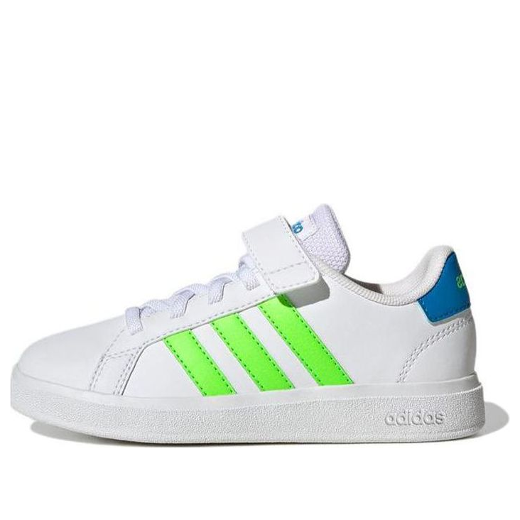 (GS) adidas Grand Court 2.0 'White Solar Green' GW6515