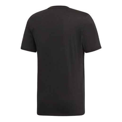 adidas Logo Printing Training Short Sleeve Black DX8264