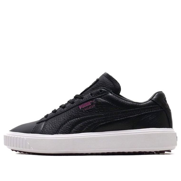 PUMA Unisex Breaker Leather Sneakers Black 366620-01