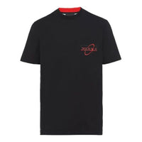 Men's PRADA Pocket Logo Elastic Short Sleeve Black UJN657-1WO4-F0002-S-201