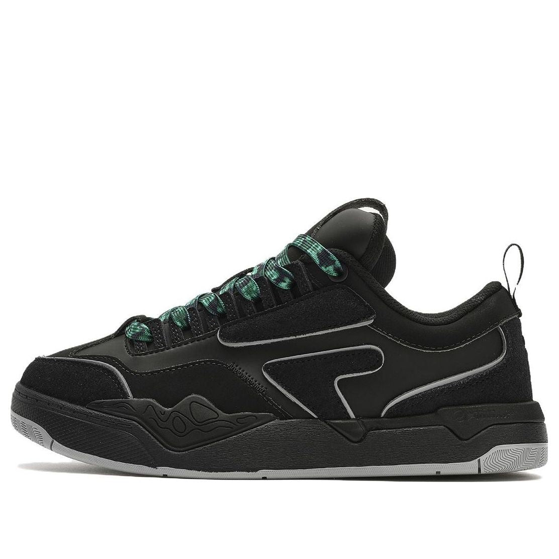 (WMNS) FILA FUSION NOLLIE x BEAMS Sneakers 'Black Green' T12W342303FBK