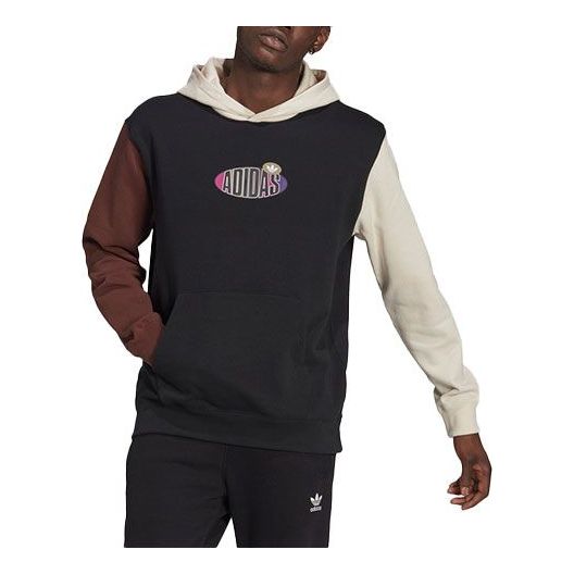 Men's adidas originals Logo Contrasting Colors Pullover Yellow White HI5264