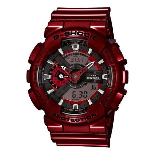 CASIO G-Shock Analog-Digital 'Red' GA-110NM-4A