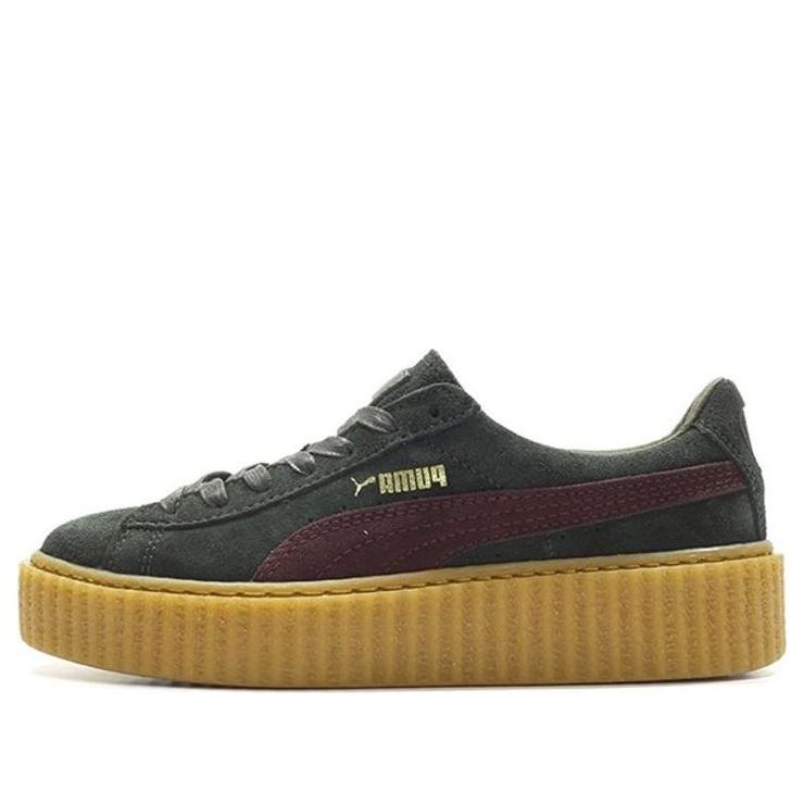 (WMNS) PUMA Fenty x Suede Creeper 'Green Bordeaux' 361005-07