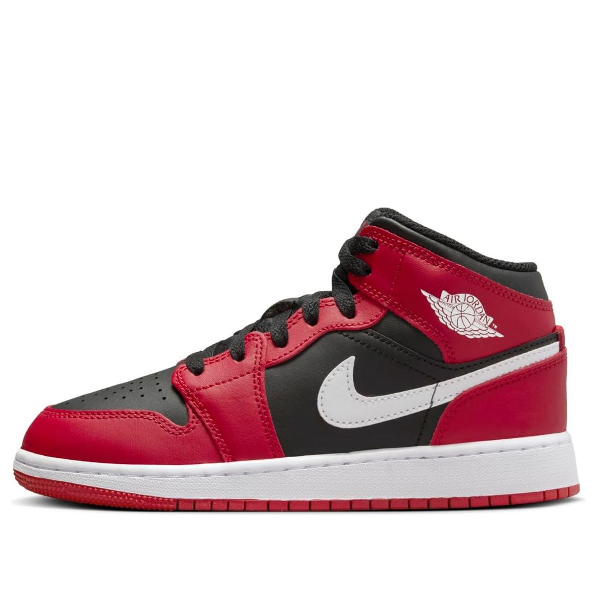 (GS) Air Jordan 1 Mid 'Gym Red Black White' DQ8423-061