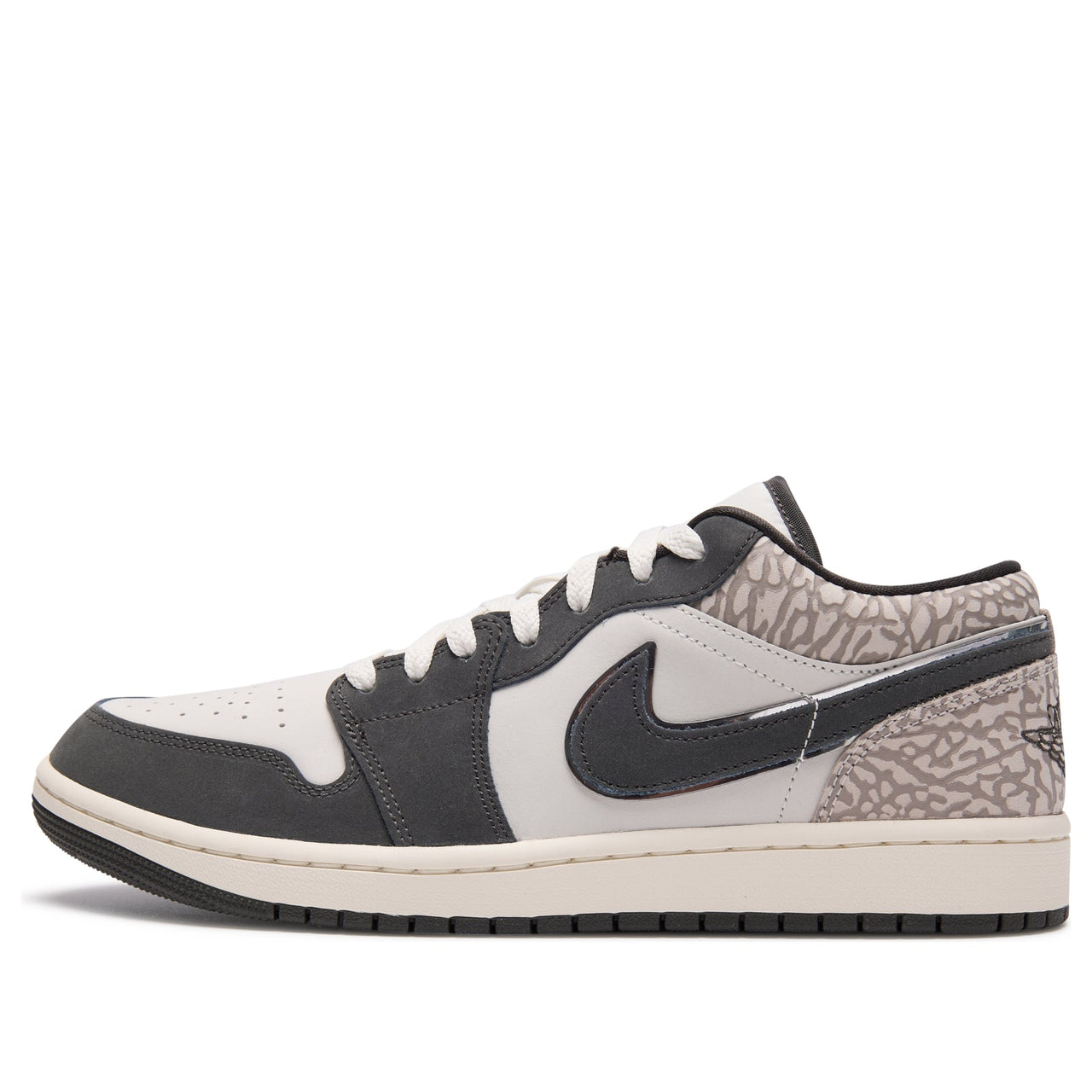 Air Jordan 1 Low SE 'Sail Deep Pewter Elephant Print' IU2268-100