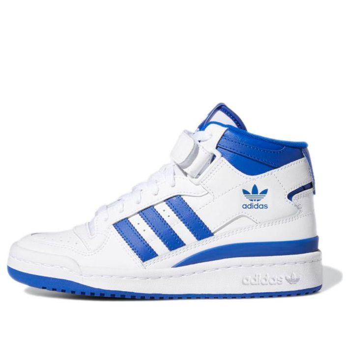 (GS) adidas originals Forum Mid 'White Blue' FZ2085