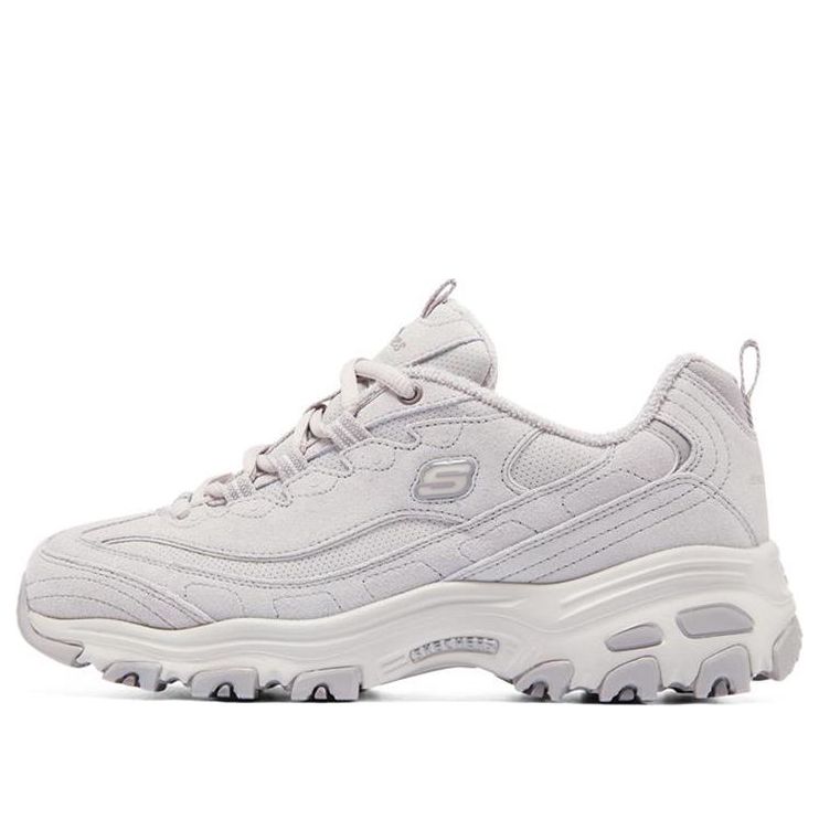 (WMNS) Skechers D'Lites 1.0 'White' 149265-LAV