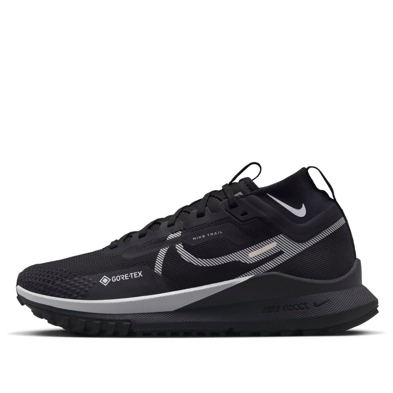 (WMNS) Nike React Pegasus Trail 4 Gore-Tex 'Black Reflect Silver' DJ7929-001