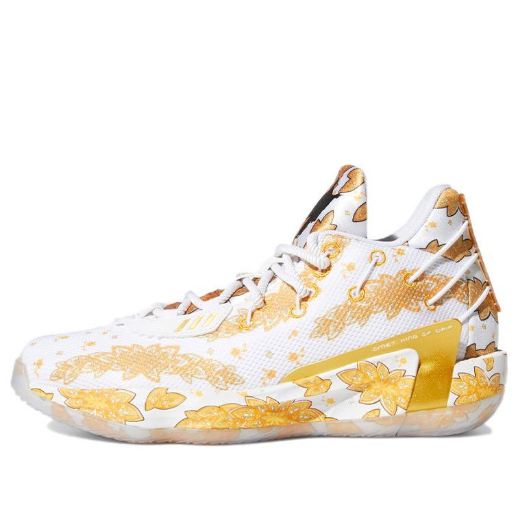 adidas Ric Flair x Dame 7 GCA 'White Gold Metallic' FY2802