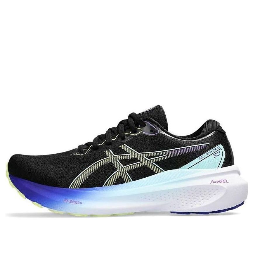 (WMNS) ASICS Gel-Kayano 30 'Black Blue Glow Yellow' 1012B357-003