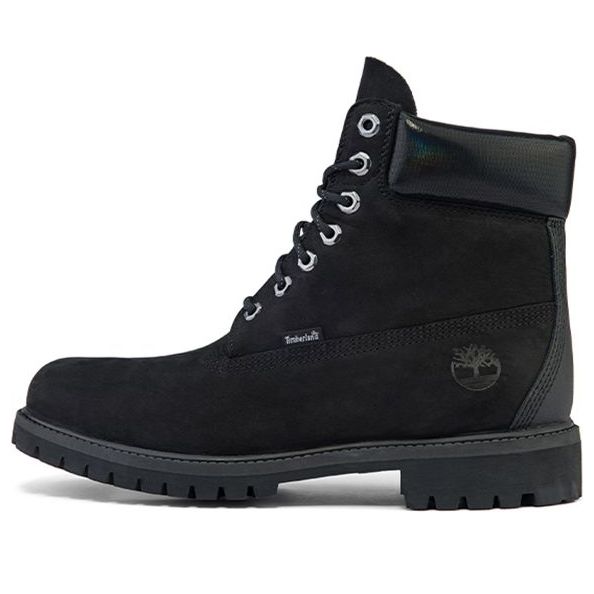 Timberland Premium 6 Inch Waterproof Wide-Fit Boot 'Black Nubuck' A2HMVW