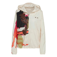 (WMNS) adidas Thebe Magugu Fast Running Jacket 'Beige' HI5626