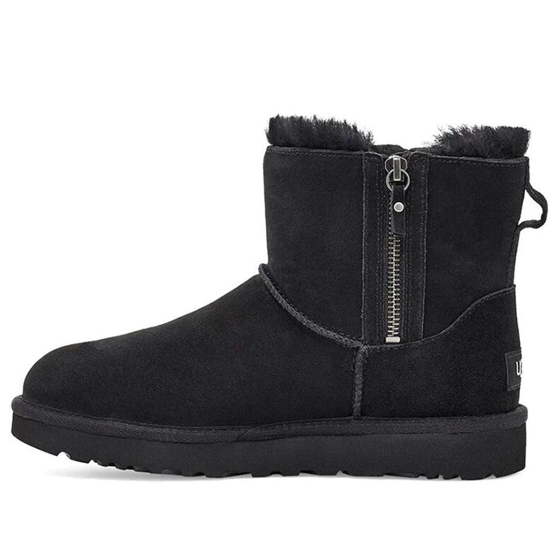 (WMNS) UGG Classic Mini Double Zip 1118853-BLK