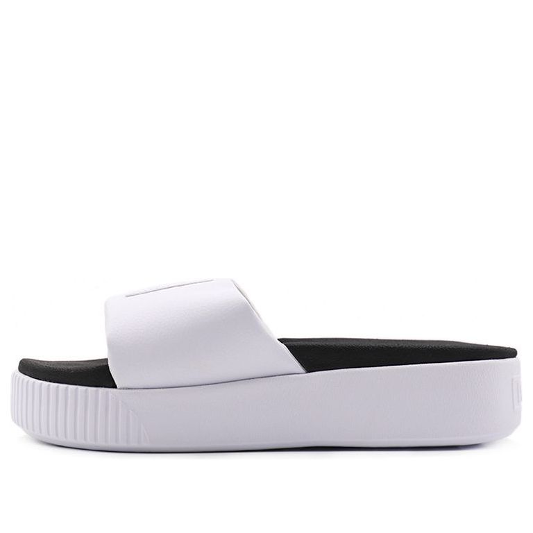 (WMNS) PUMA Platform Slide Bold SD 'White Black' 366121-01