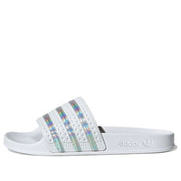 (WMNS) adidas Adilette Slide 'White Iridescent' FV0041